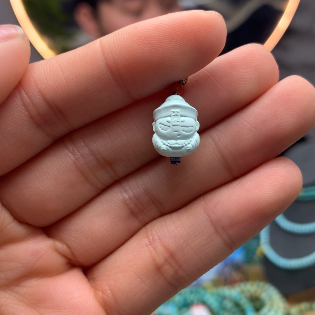 绿松石挂件未镶嵌