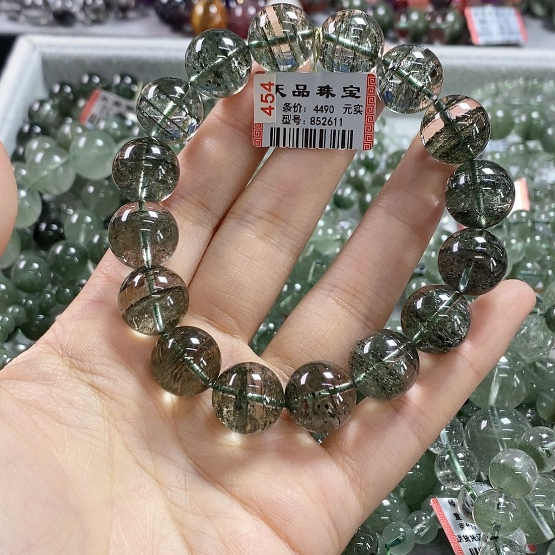水晶未镶嵌手链绿幽灵852611