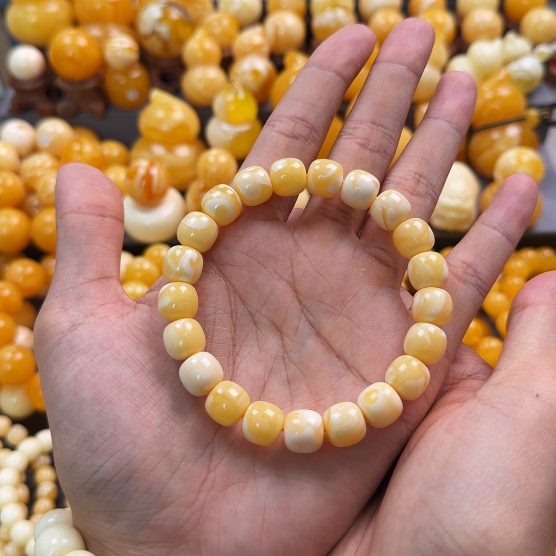 琥珀未镶嵌珠宝奇石11mm同料