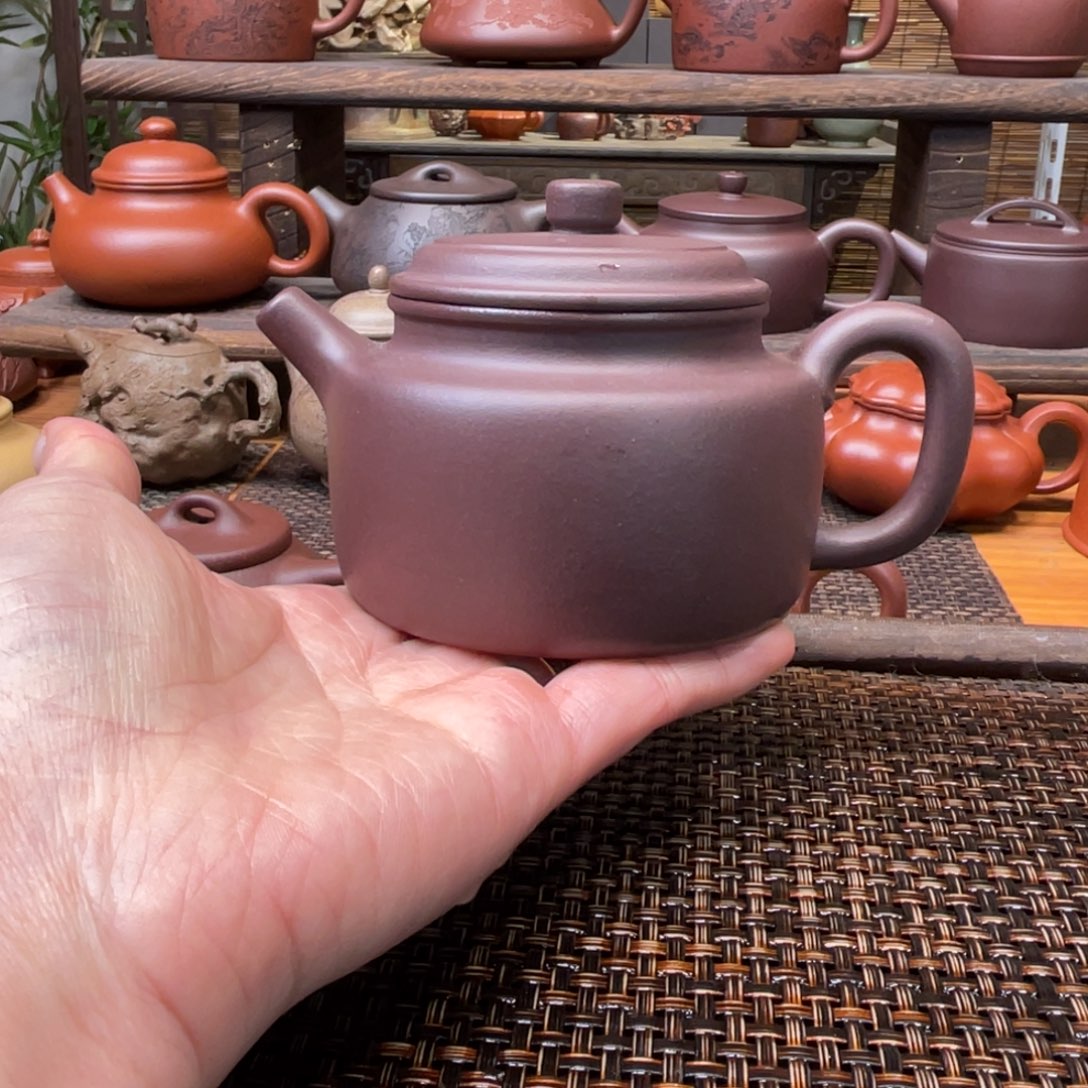 紫砂茶壶宜兴原矿紫砂手工制全200