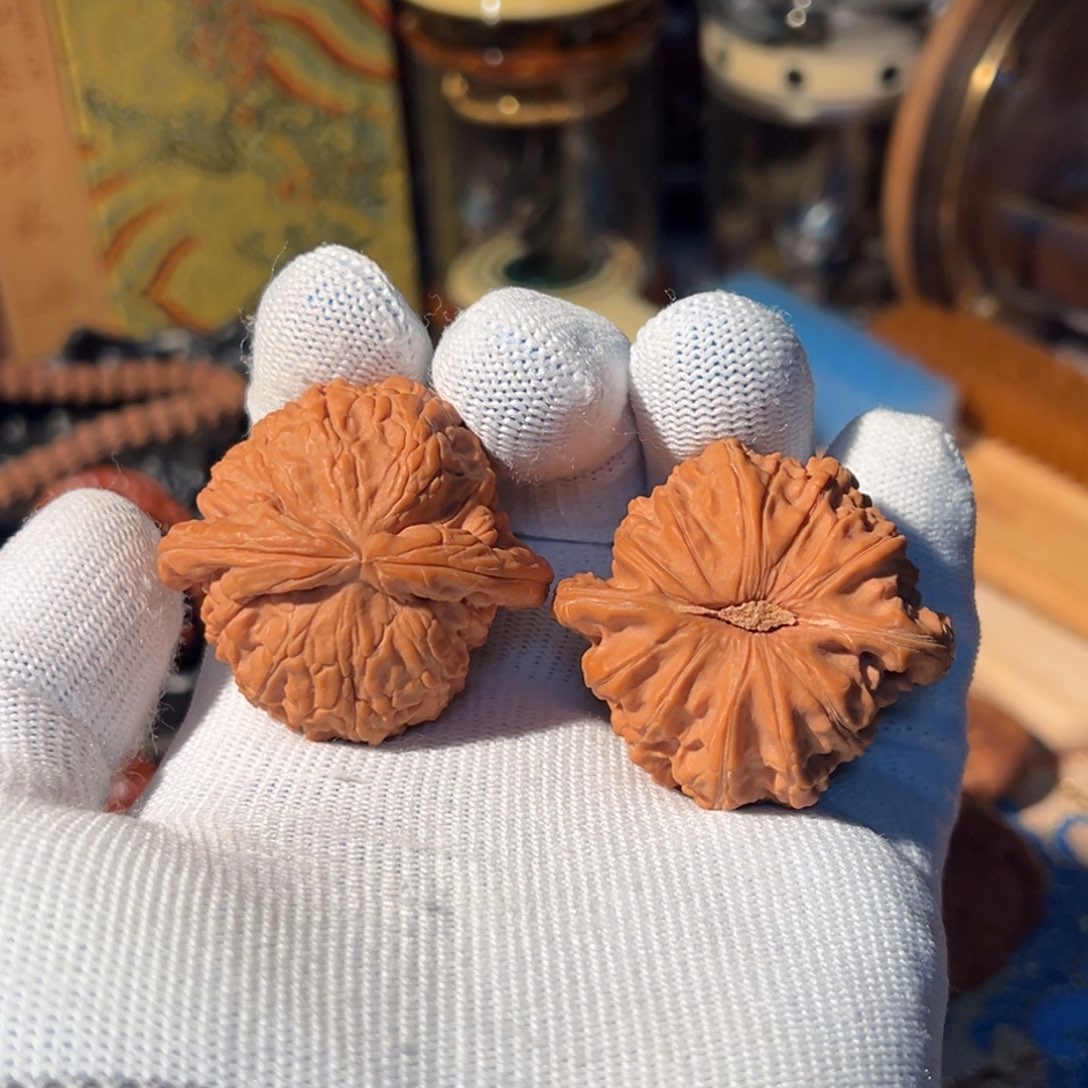 把件文玩核桃闷白42