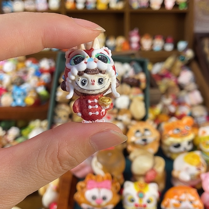 笑***豆非洲檀香无事牌醒狮拉布布