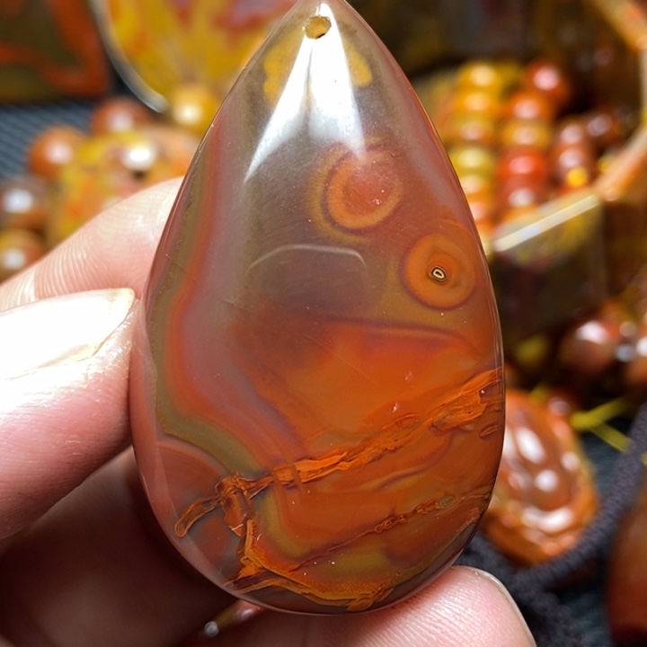 玛瑙/玉髓吊坠未镶嵌