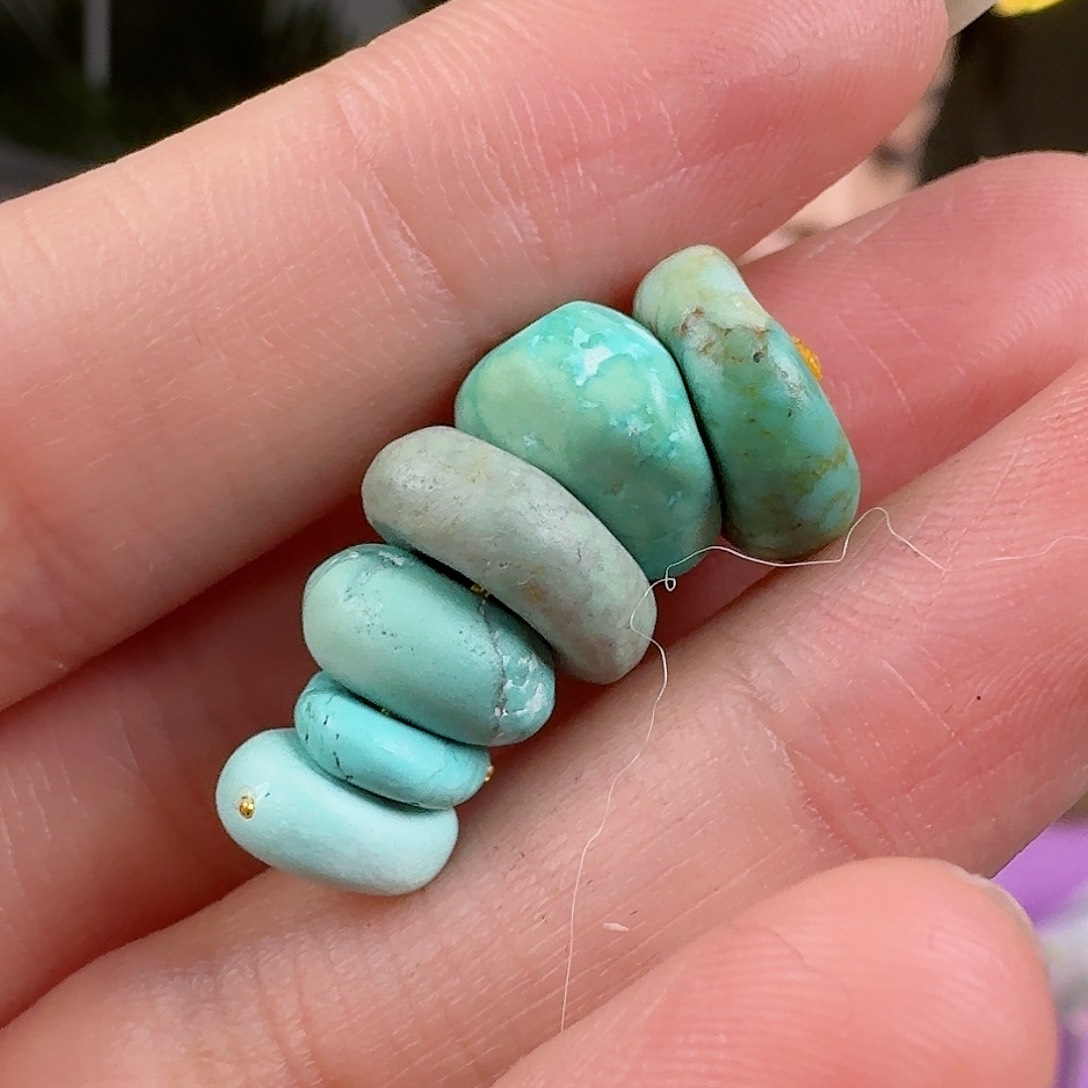 绿松石珠宝奇石未镶嵌