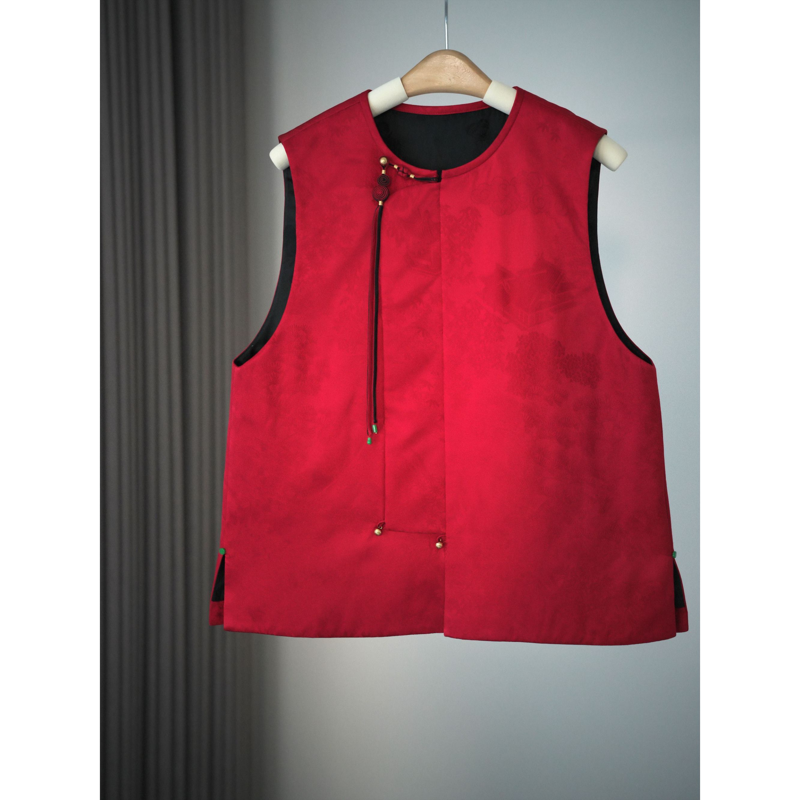 『岁禧』新中式国风桑蚕丝休闲马甲DGWQ3634