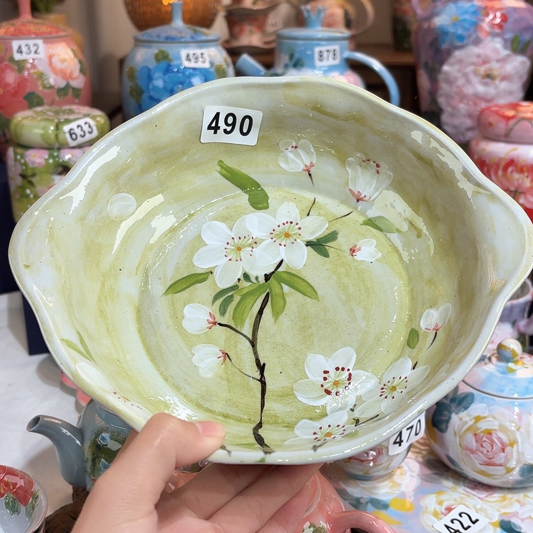 景德镇手绘高温釉下彩陶瓷茶具