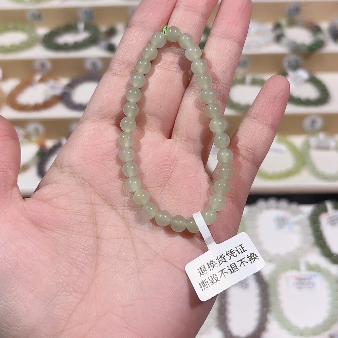 和田玉手链未镶嵌a