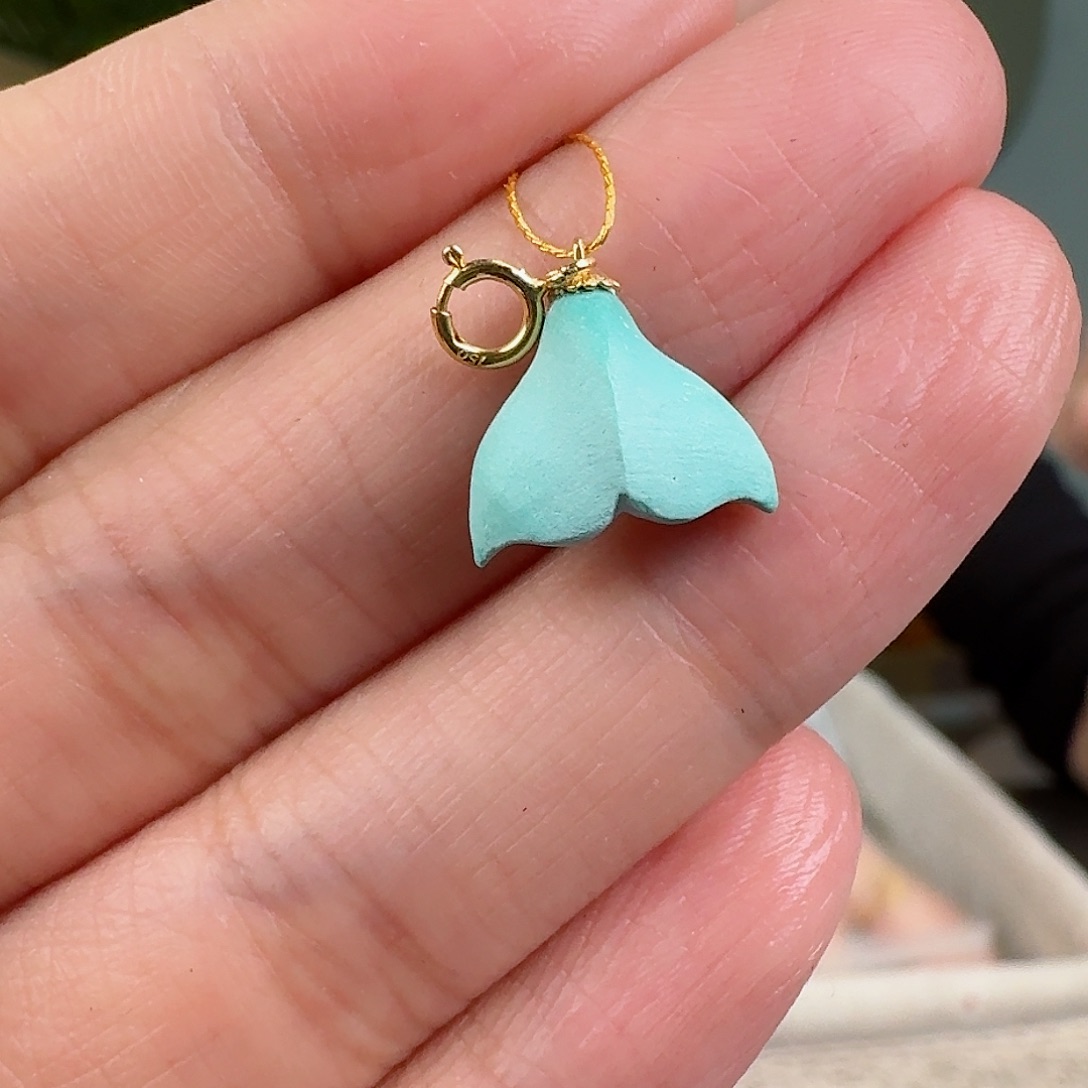 绿松石珠宝奇石18K金镶嵌