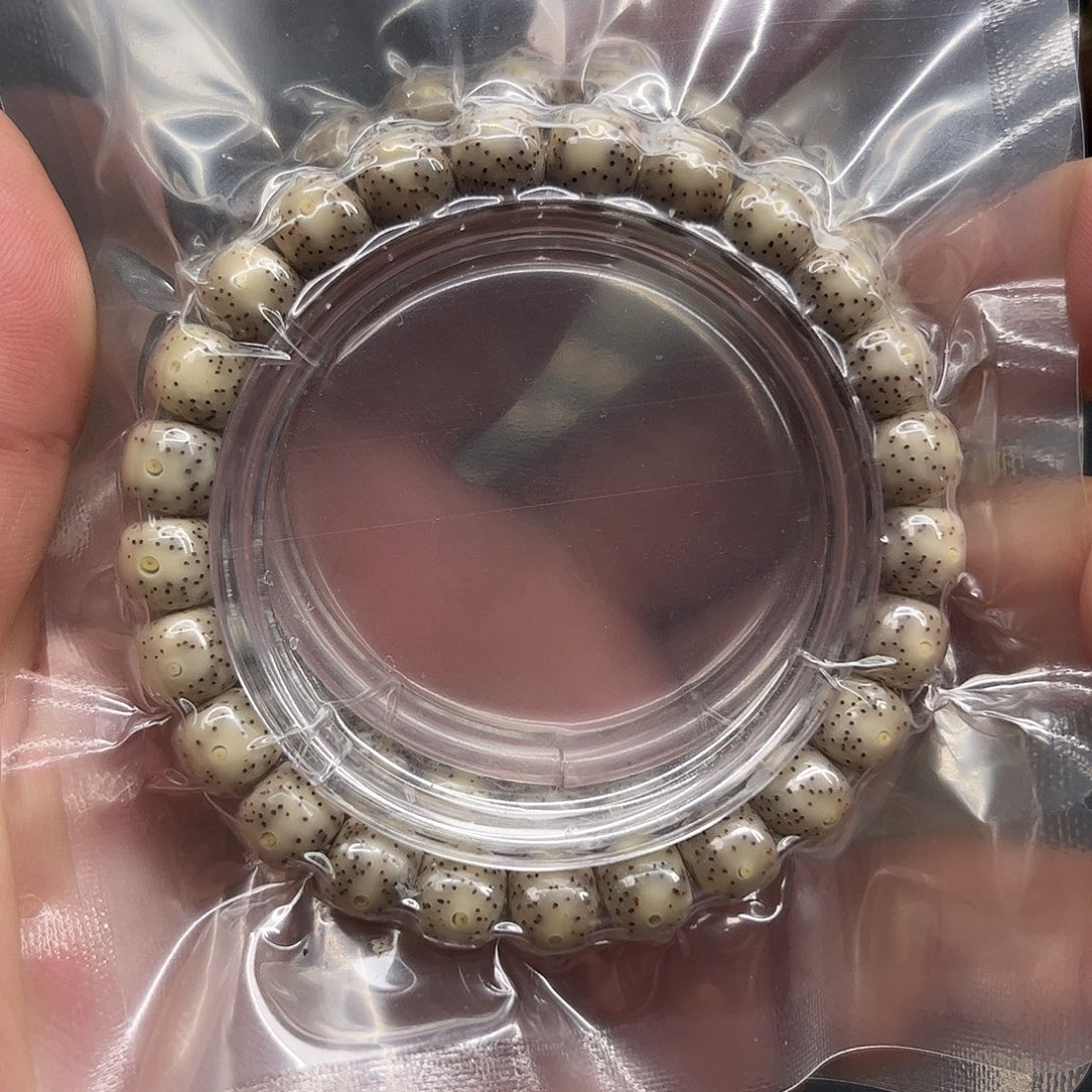 手串星月菩提9✖️8 针尖星 石玉料 润透 单圈