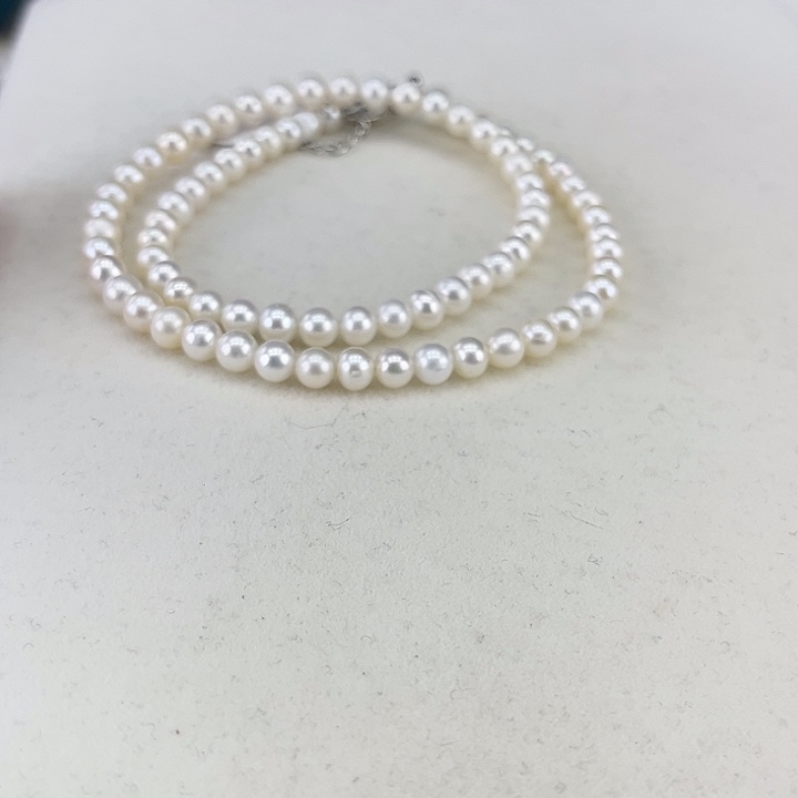 淡水珍珠未镶嵌颈饰5-6冷白