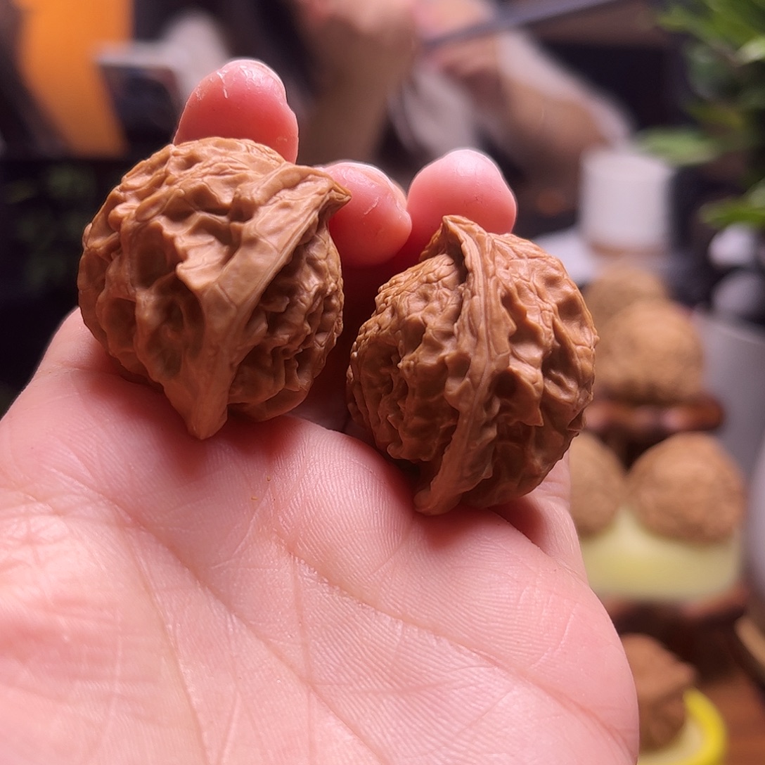 朋***宇把件文玩核桃37尺蛇头30