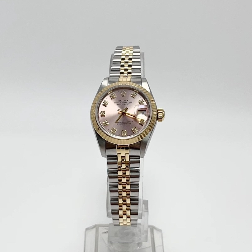 99新 Rolex/劳力士 69173/原钻/养护色/26mm/自动机械/气质女表