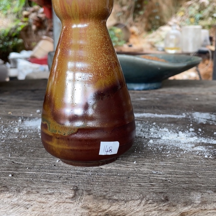 花器@****@浪鬼柴烧 釉绘柴烧