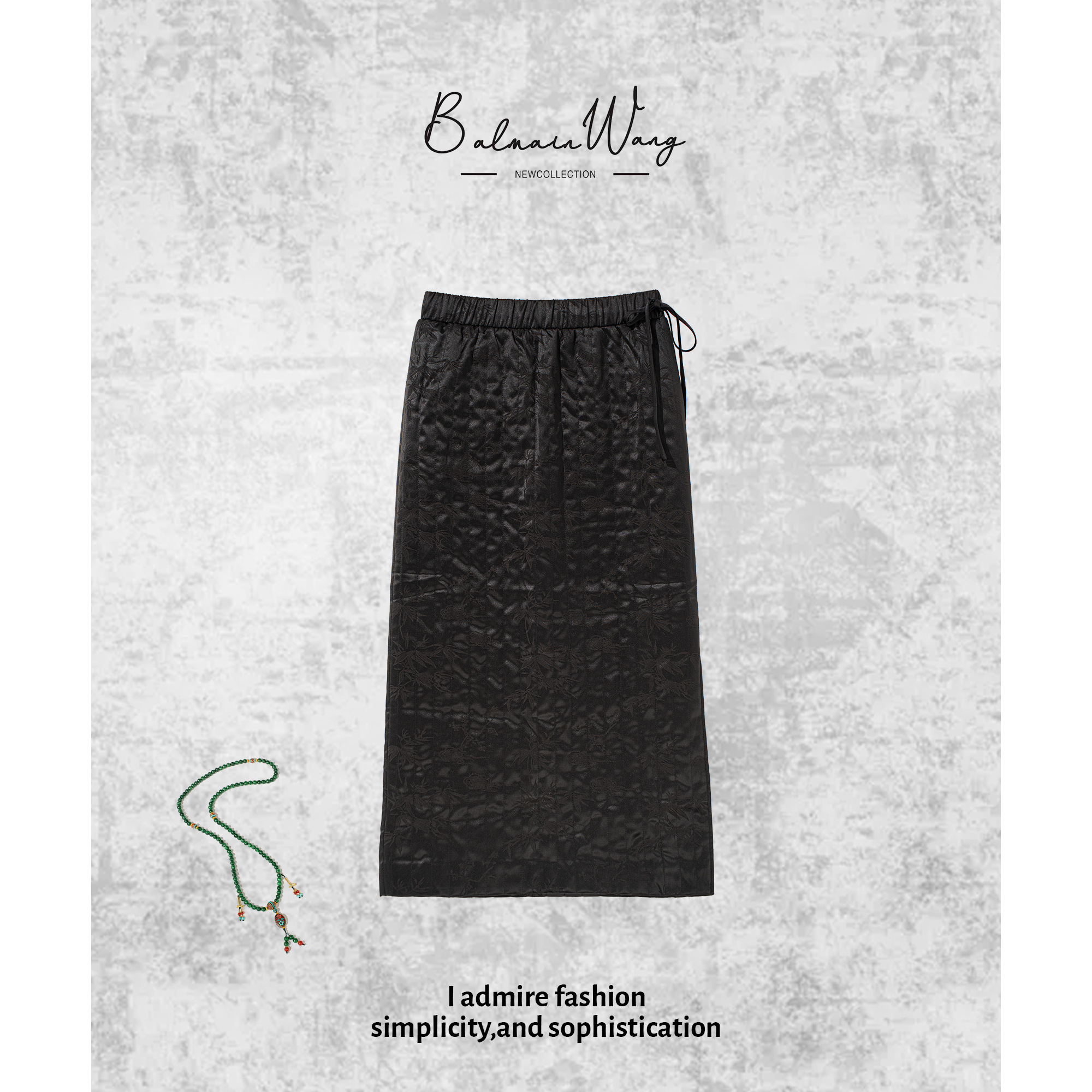 Betty Bairn【水墨】高端定制秋冬加厚半裙23-BW263