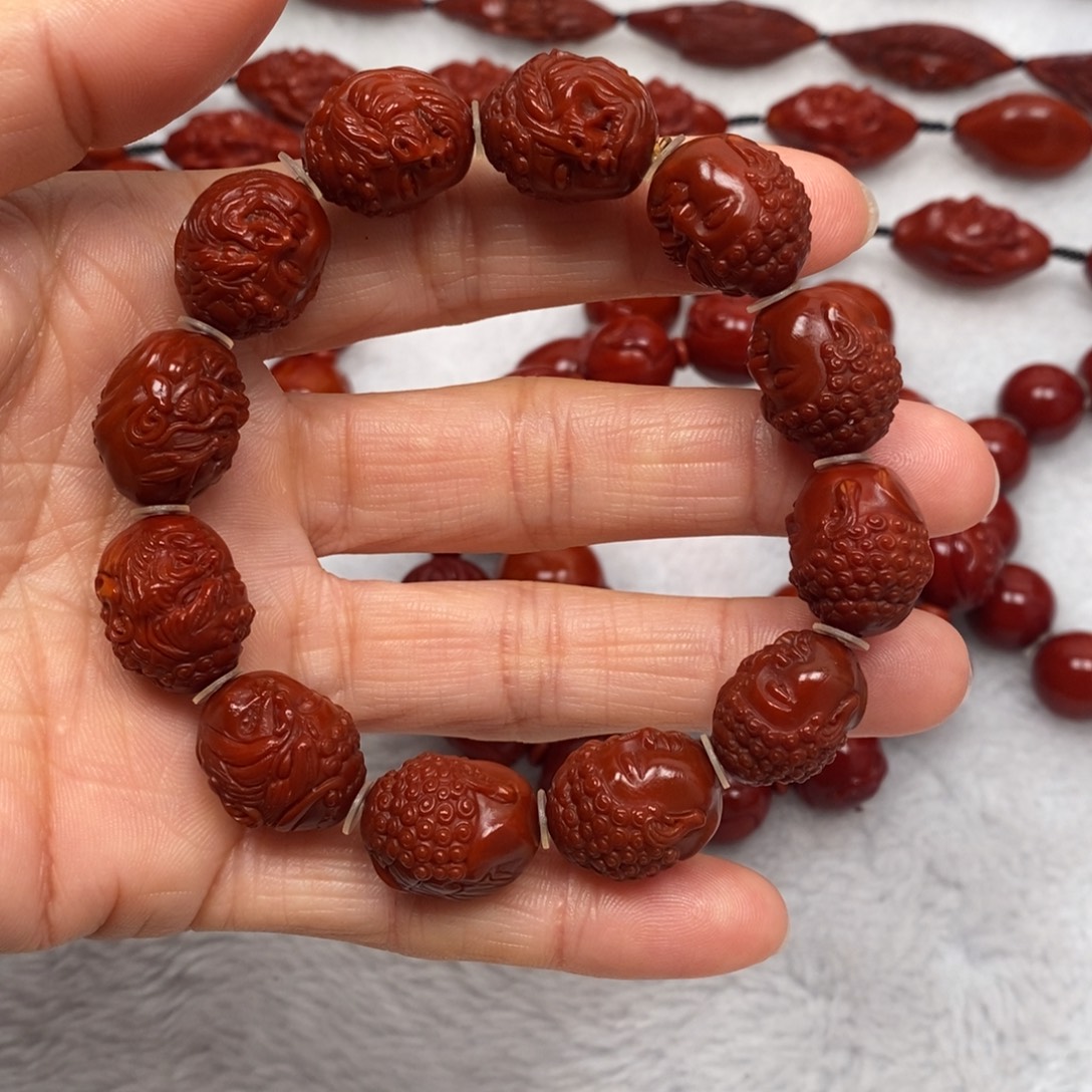 吊坠橄榄核恶僧手串