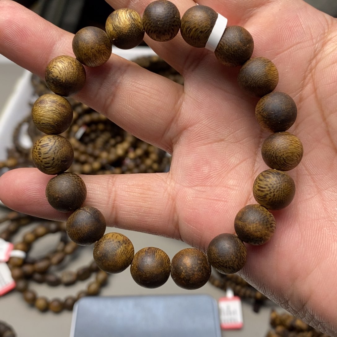 沉香手串圆珠11单圈11克多样性发一