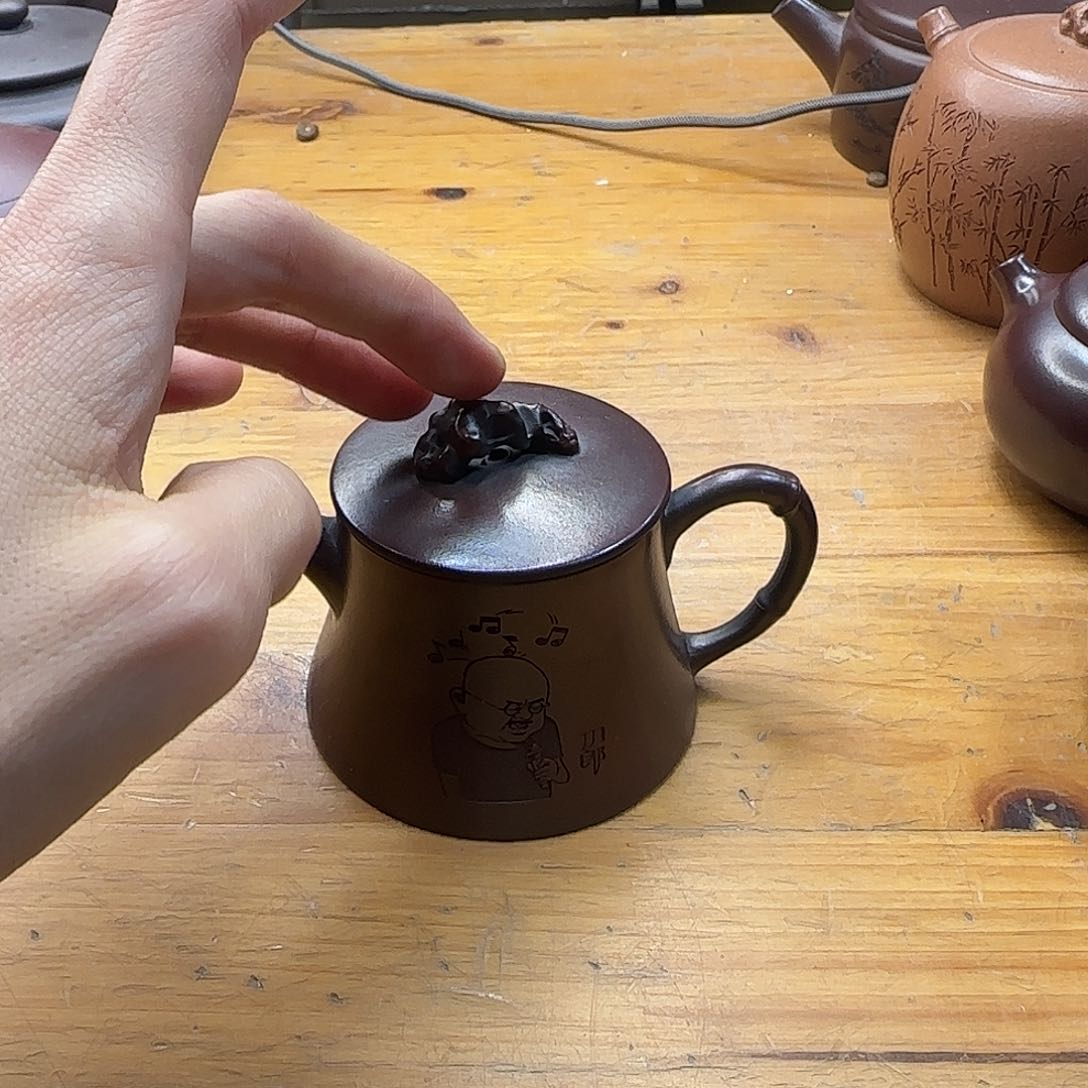 紫砂茶壶民间手艺人全手工制作