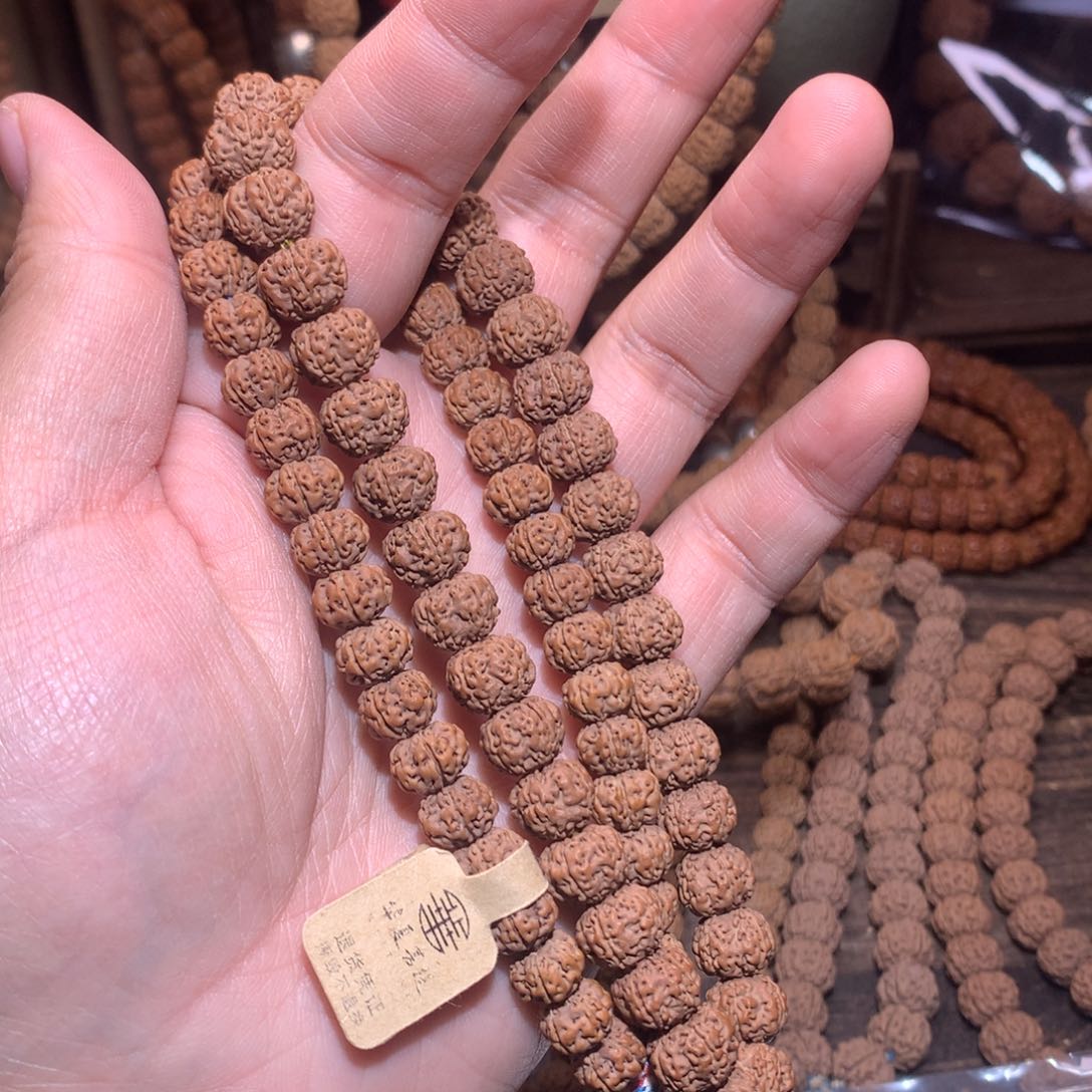 金刚菩提手串J****n753 号老树梅花+平细超头