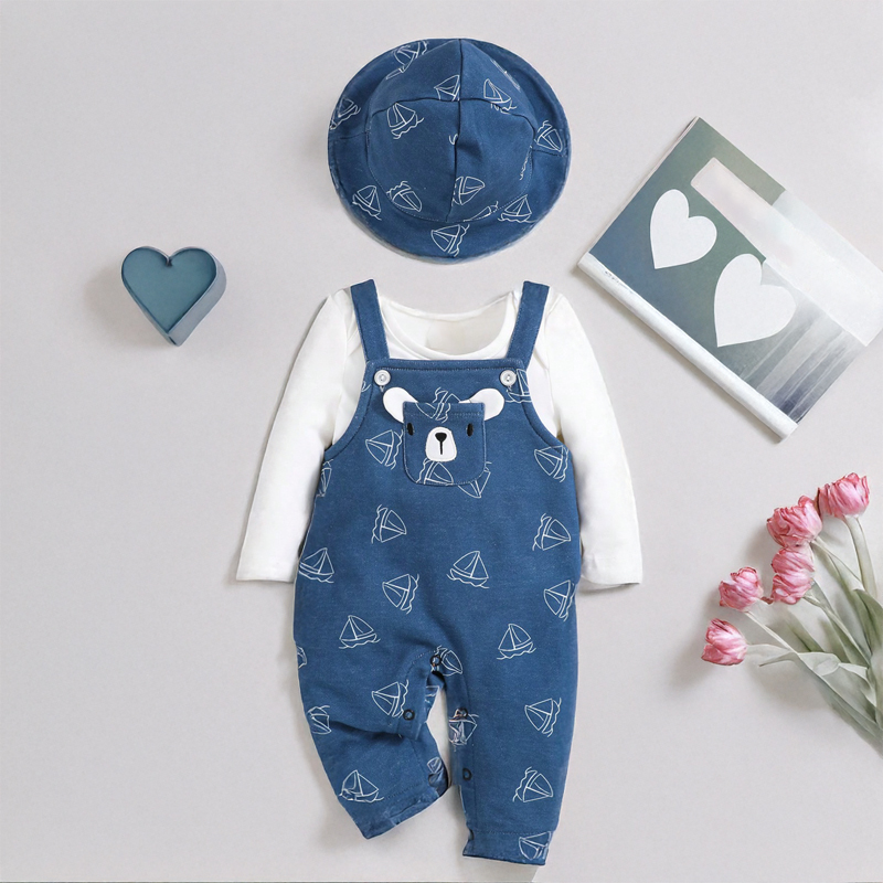 【直播现配一斤】A品尾童装【一手仓】哈衣爬服套装包屁衣棉服论斤称