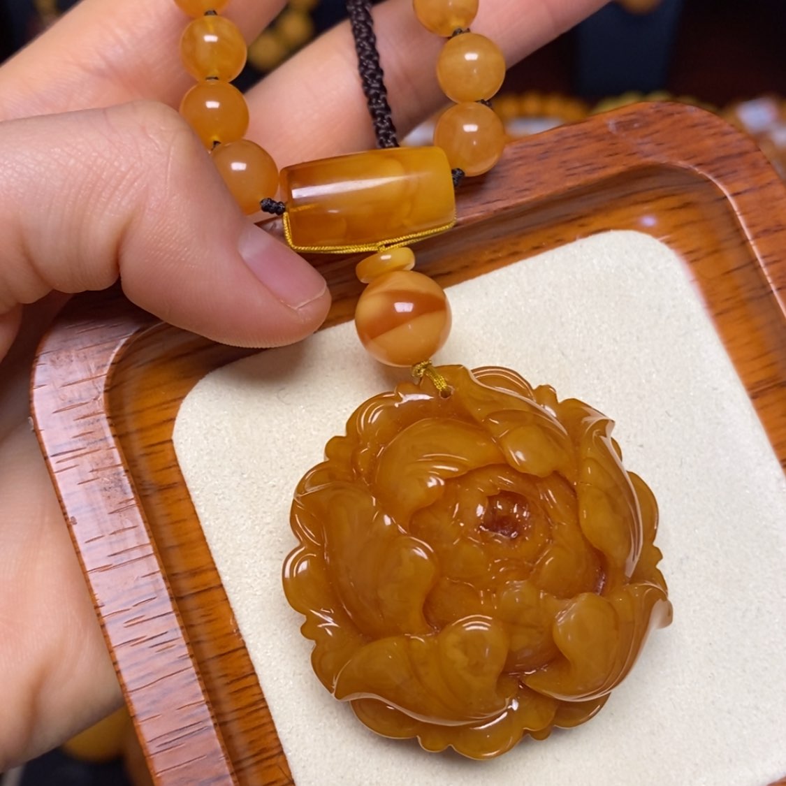 【闪购商品】蜜蜡颈饰未镶嵌项链