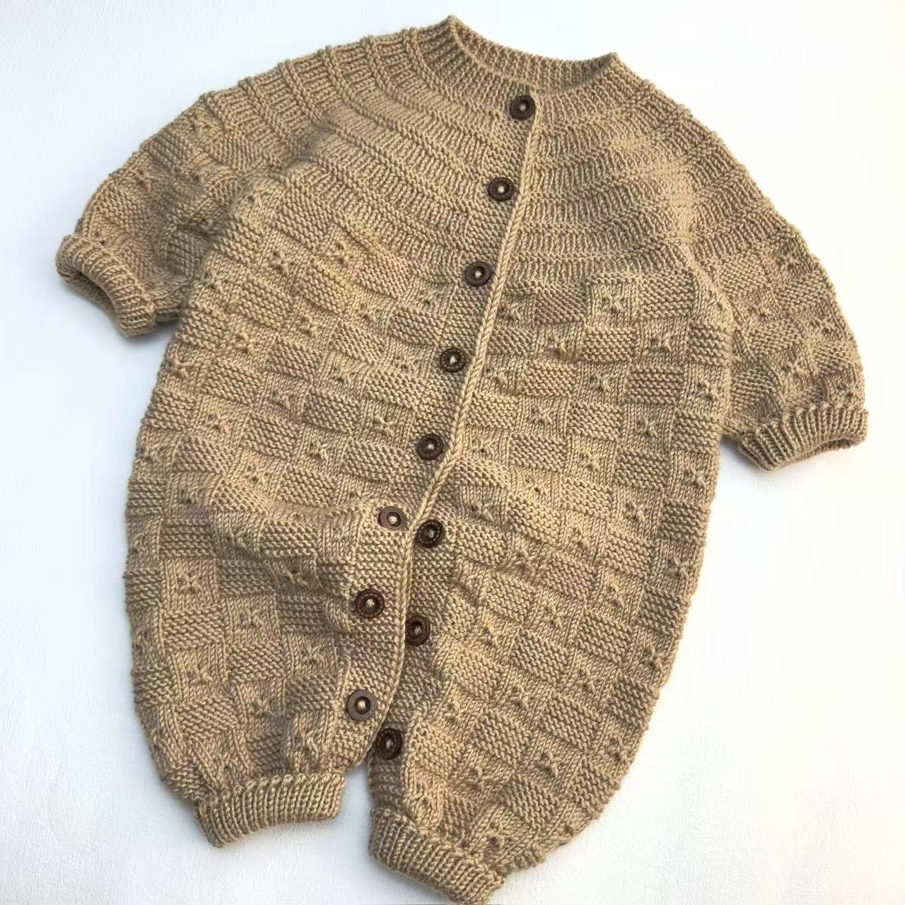 《大寒》婴幼儿连体衣爬爬服材料包赠送视频教程图解（非成品）