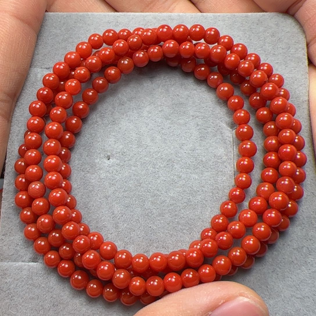 南红玛瑙手串未镶嵌
