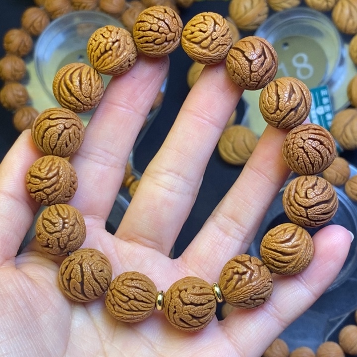 吊坠桃核秦岭龙纹桃核15尺寸