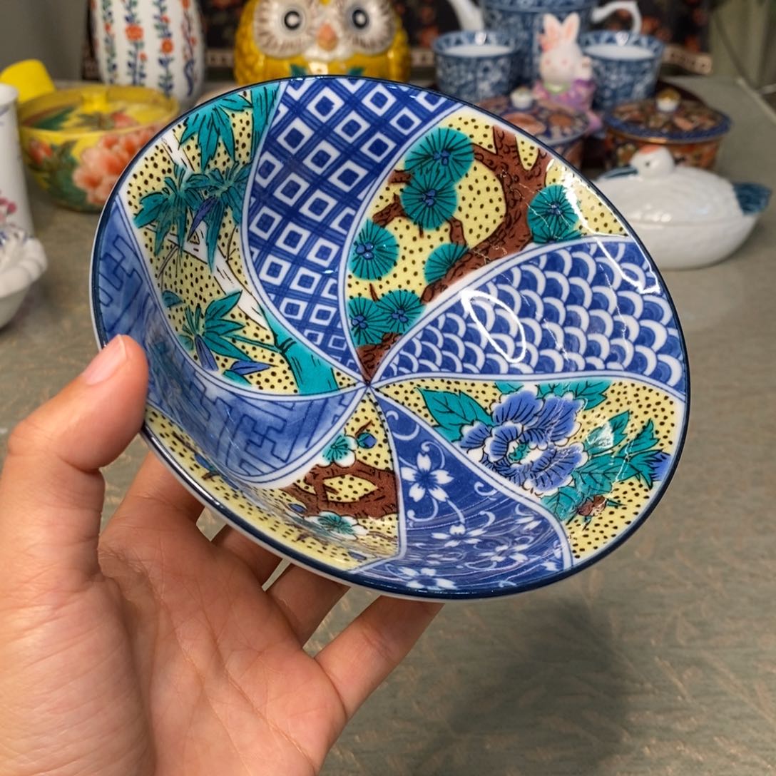 碟14 厘米 小杨瓷器陶瓷陶瓷