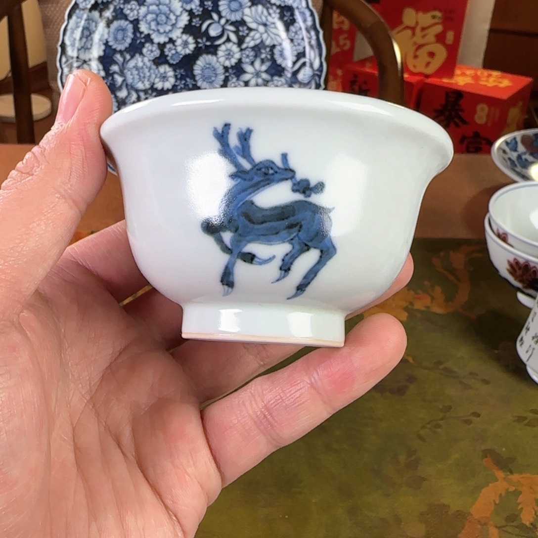 杯子景德镇手工手绘