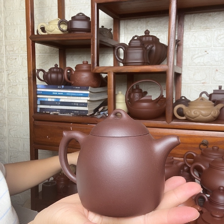 茶壶紫砂秦权260cc半手工