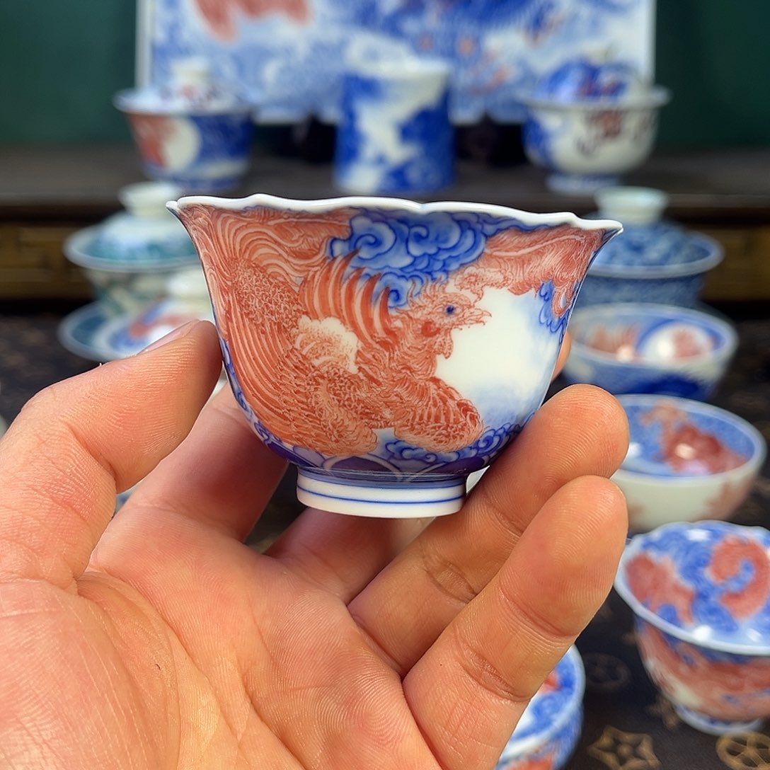 瓷片自成堂景德镇手工手绘