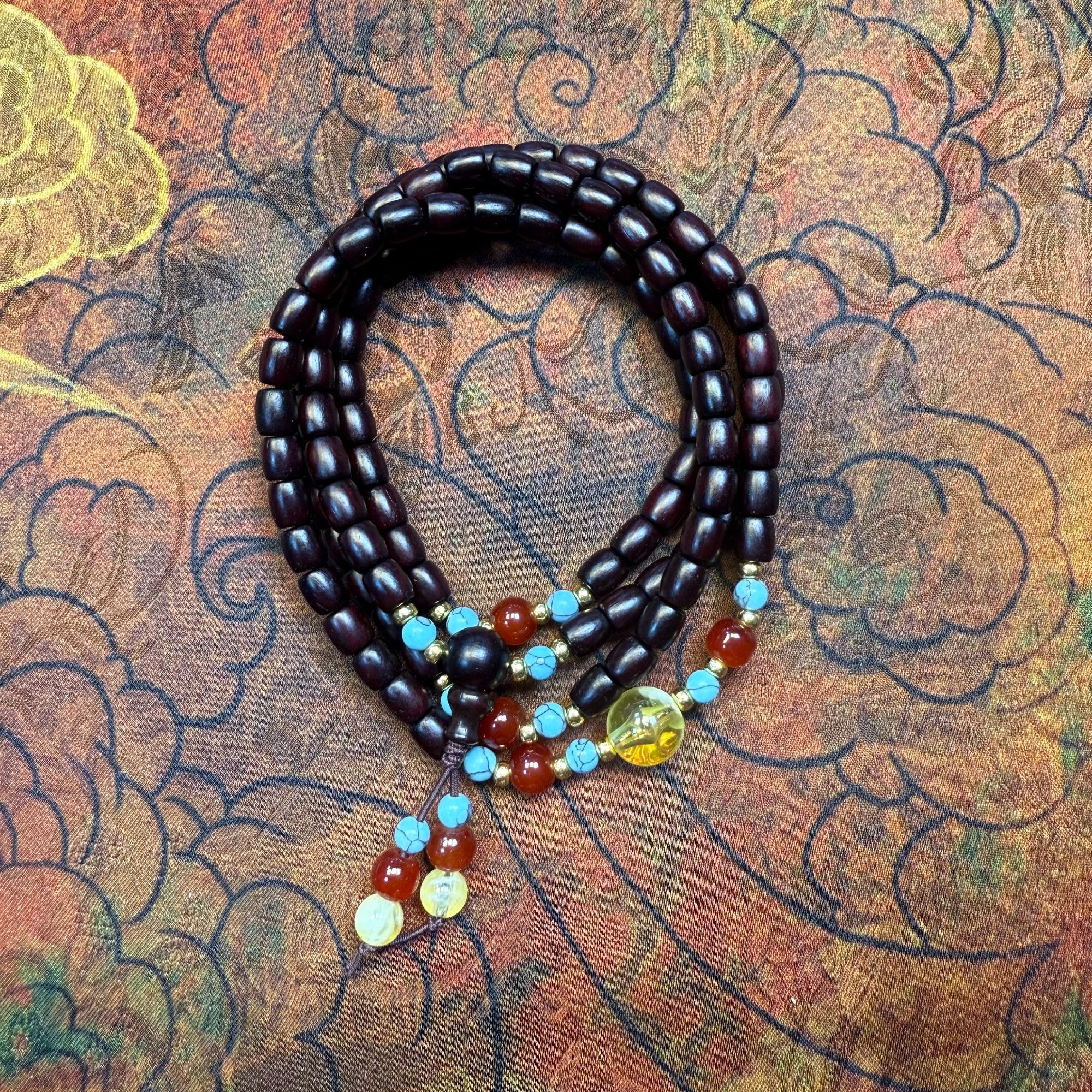 A158小叶紫檀多圈手串-无礼盒