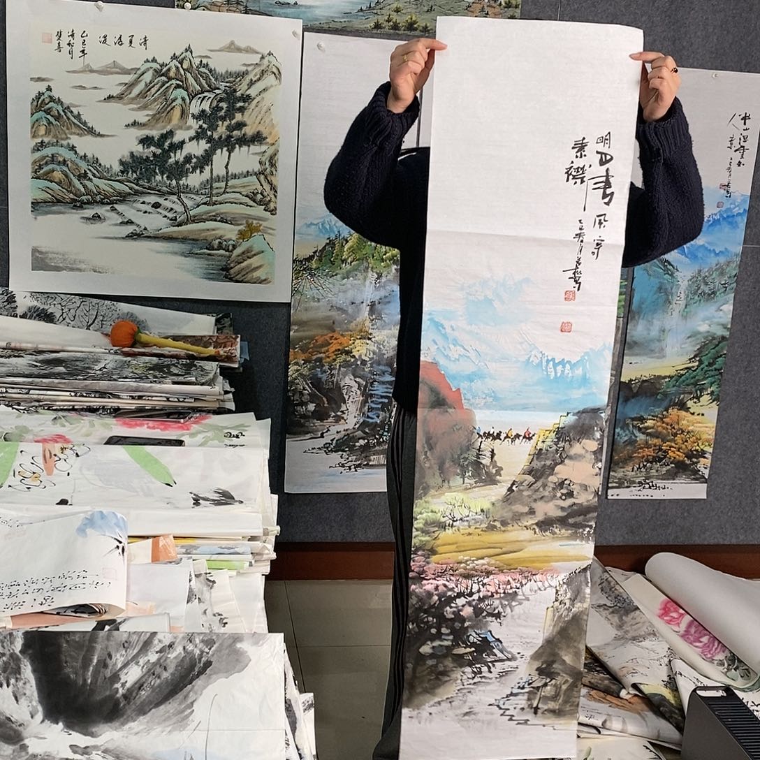 国画手写手绘国画作品117