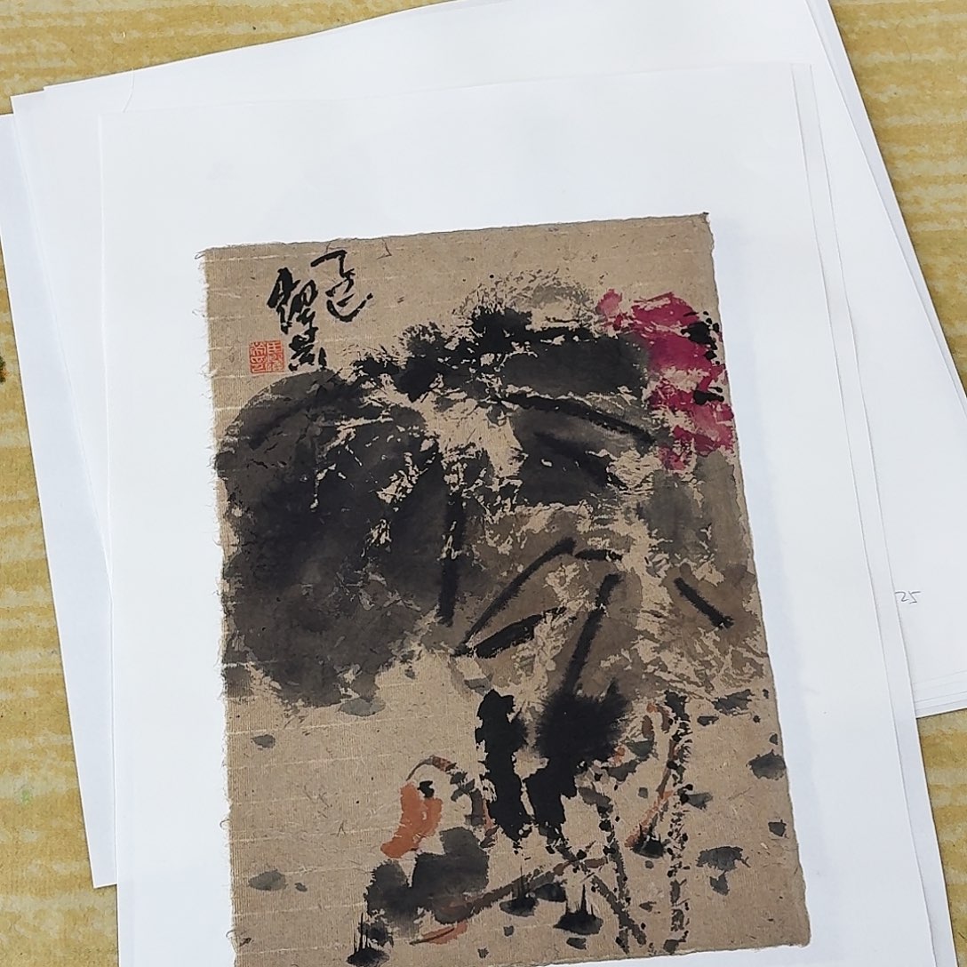 国画小尺幅手绘作品