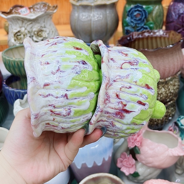 有孔.多肉陶瓷花盆！
