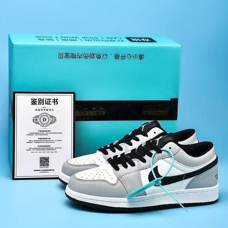 品牌断码aj男鞋烟灰dunk低帮板鞋2025新款莆田休闲运动鞋aj1女鞋