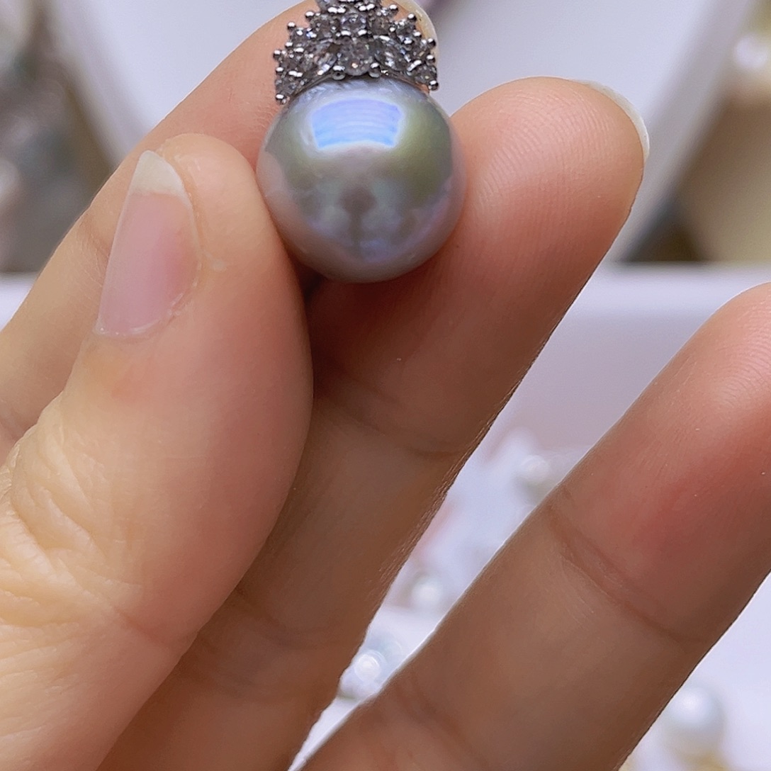 未镶嵌淡水珍珠吊坠或者耳钉