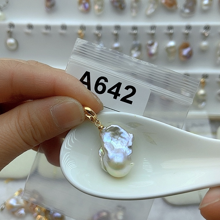 淡水珍珠颈饰银S925镶嵌