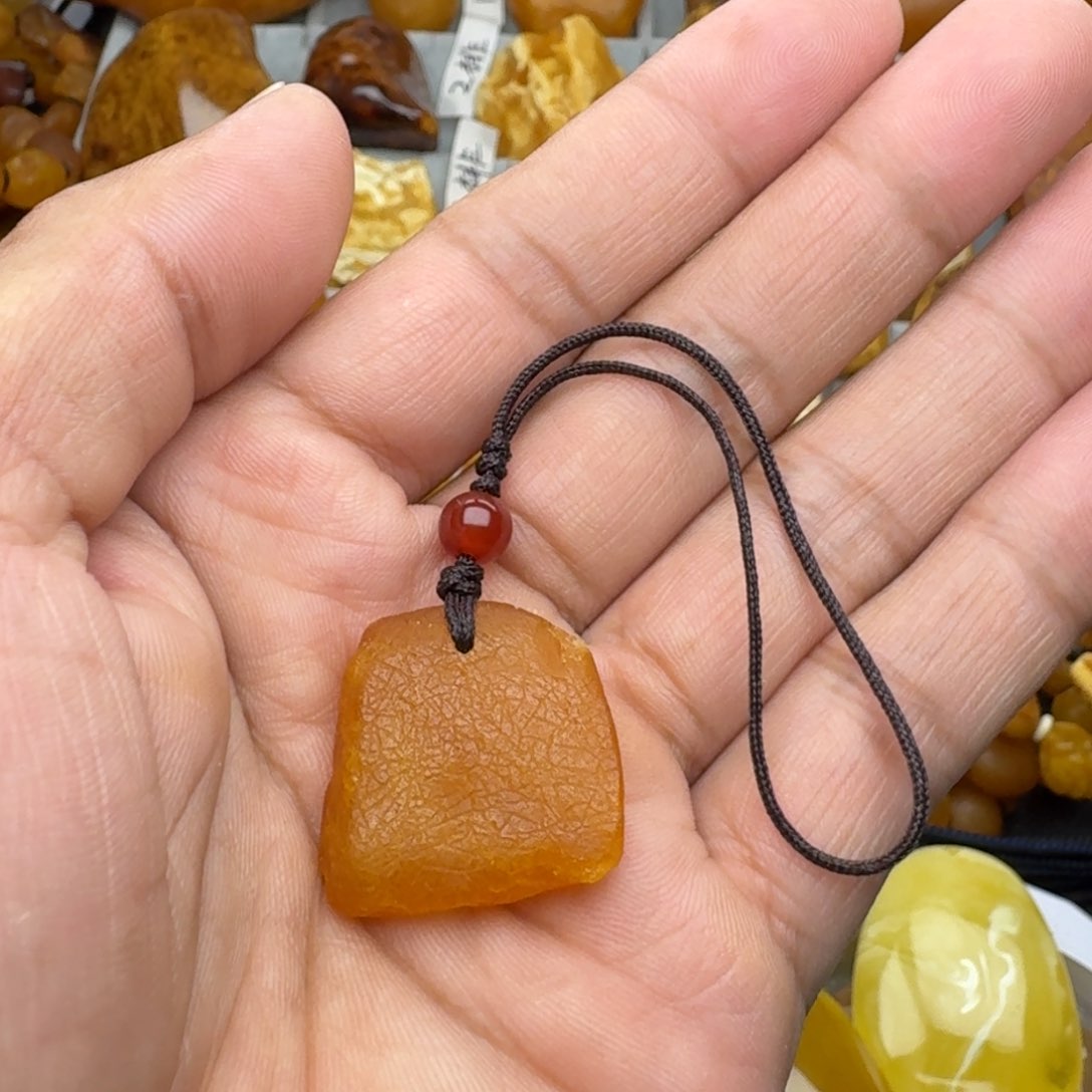 未镶嵌蜜蜡珠宝奇石天然蜜蜡手机吊坠