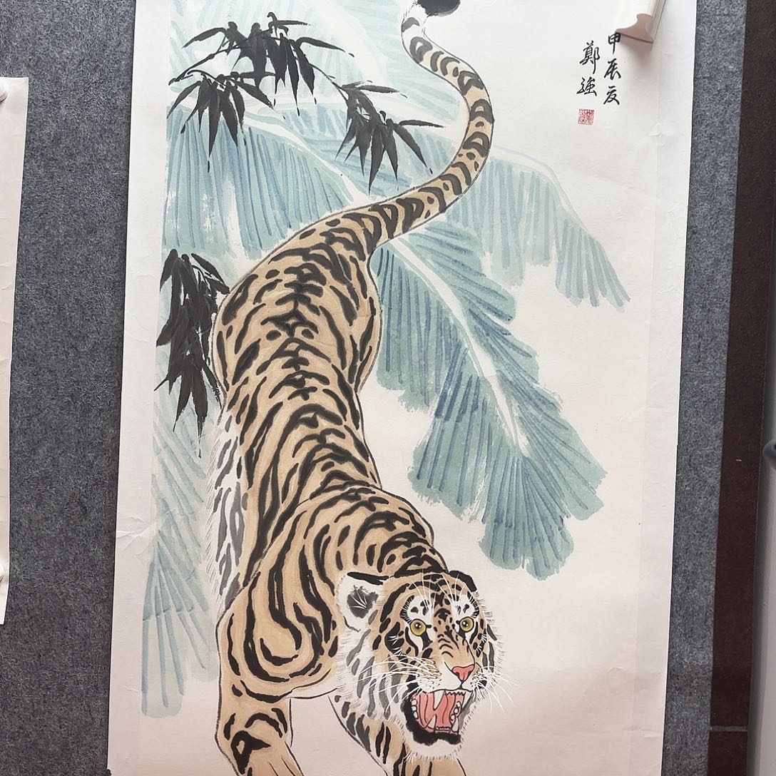 书法郑老师亲笔手绘