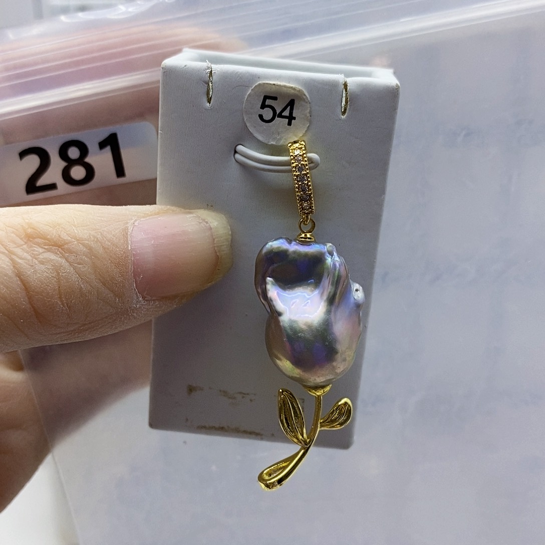 颈饰合金淡水珍珠