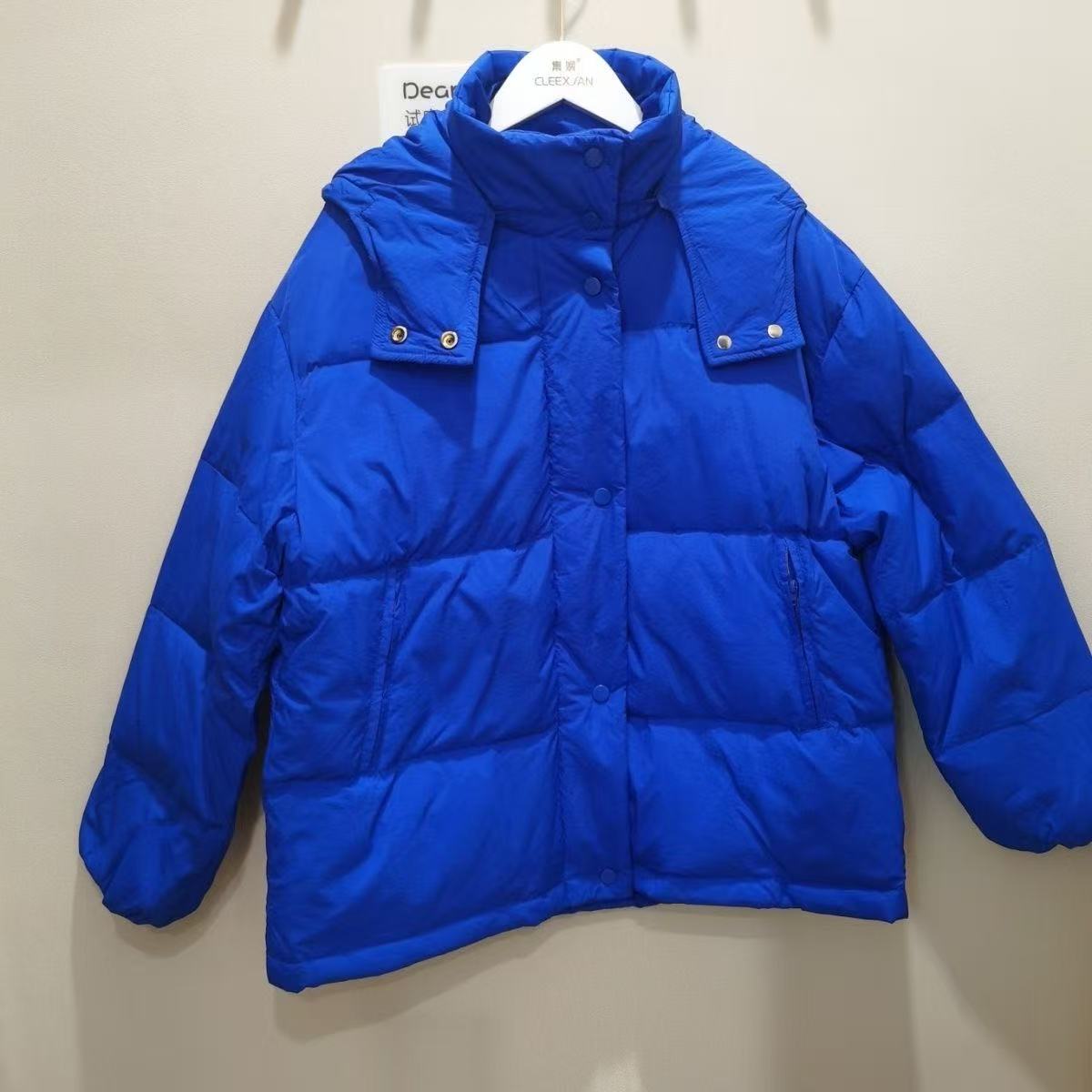 羽绒服冬季休闲新款面包连帽韩版加厚短款外套百搭时尚