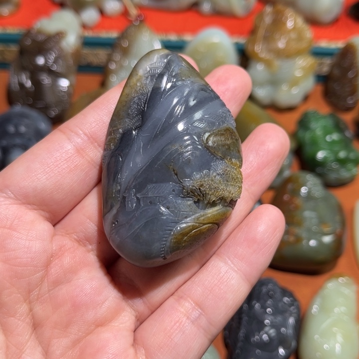 和田玉挂件未镶嵌