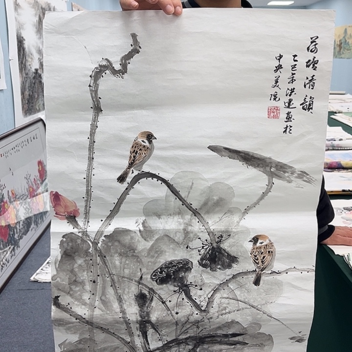 国画宣纸国画纯手绘作品