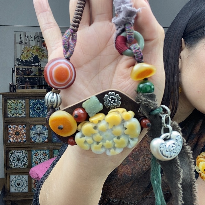 蜜蜡项链未镶嵌项链