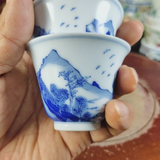 竜***曜碟全手工制作的瓷器，