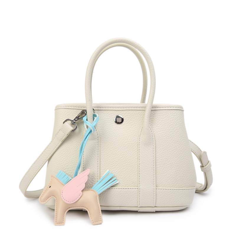 【Yì CHEN】SKL-7526-米白轻奢时尚女士新款手提单肩斜挎包