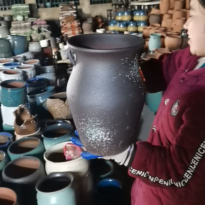 红陶口20高32一个