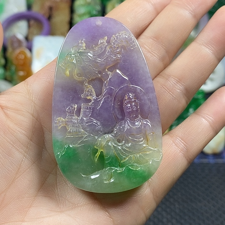 紫金钵盂菩提吊坠