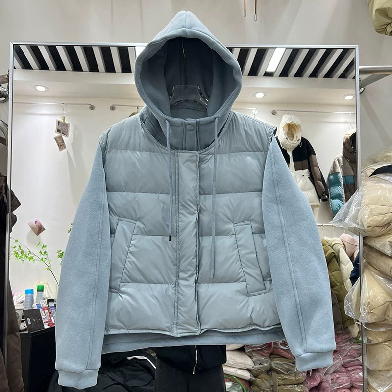 简约百搭时尚加绒卫衣套装女秋冬韩版休闲风格